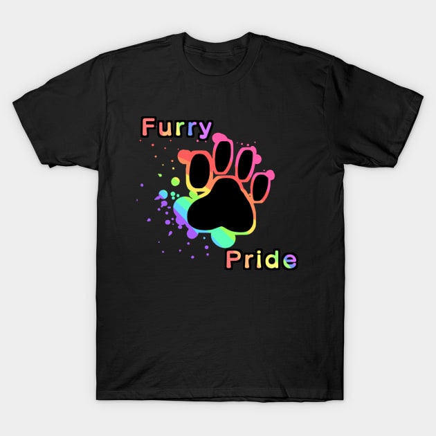 Furry Pride Print T-Shirt by DDavis4600